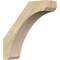 Ekena Millwork 6"W x 22"D x 22"H Legacy Rough Sawn Knee Brace, Douglas Fir BRC06X22X22LEC00RDF - alternate 1